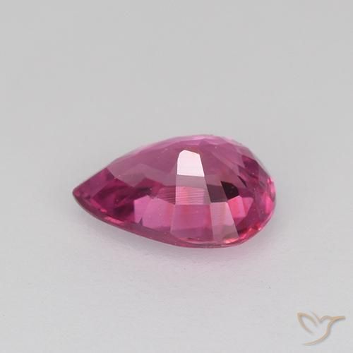 0.58克拉天然蓝宝石，梨形，VVS-VS