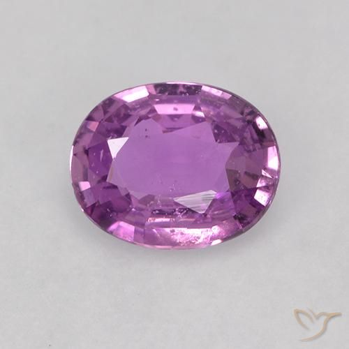0.83ct 天然 电紫 蓝宝石, 椭圆形, VS