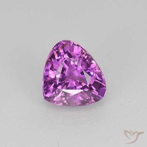 0.89ct 天然 紫罗兰紫色 蓝宝石, 梨形, VVS-VS