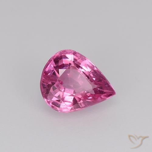0.71克拉天然蓝宝石，梨形，VS