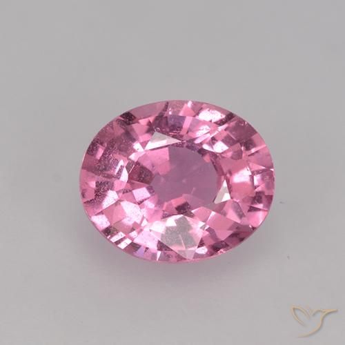 0.78ct 天然 艳粉色 蓝宝石, 椭圆形, VS