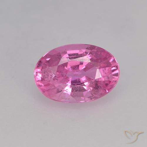 0.67ct 天然 深粉色 蓝宝石, 椭圆形, VVS-VS