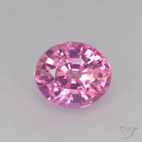 0.74ct 天然 中粉红色 蓝宝石, 椭圆形, VVS-VS
