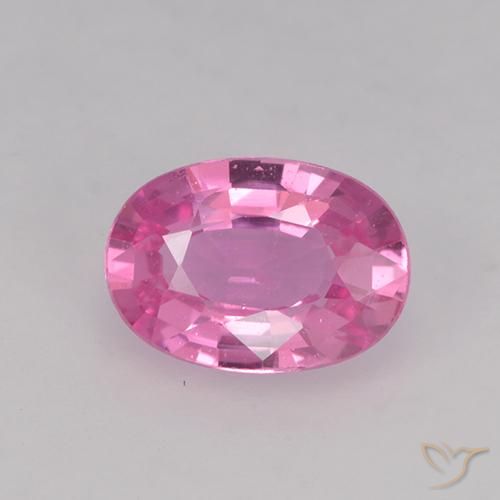 0.68ct 天然 深粉色 蓝宝石, 椭圆形, VVS-VS