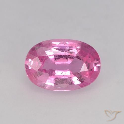0.66ct 天然 深粉色 蓝宝石, 椭圆形, VVS-VS