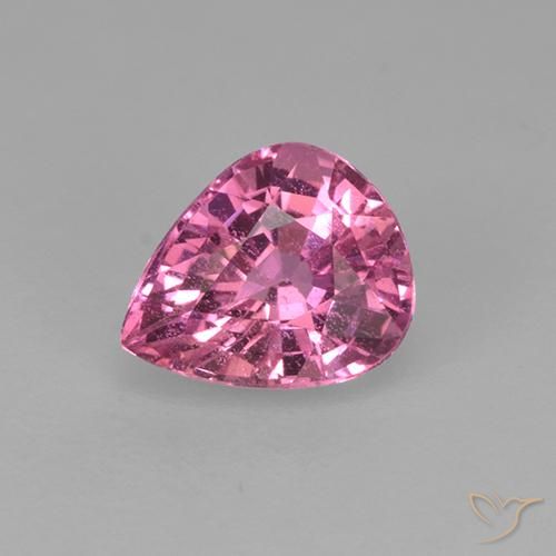 0.70ct 天然 中粉红色 蓝宝石, 梨形, VVS-VS