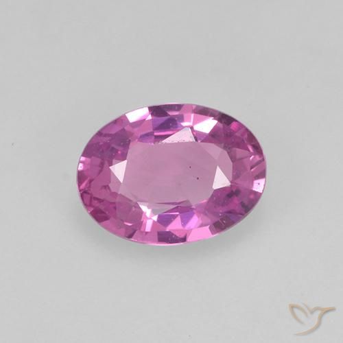 0.68ct 天然 深紫色 蓝宝石, 椭圆形, VVS-VS
