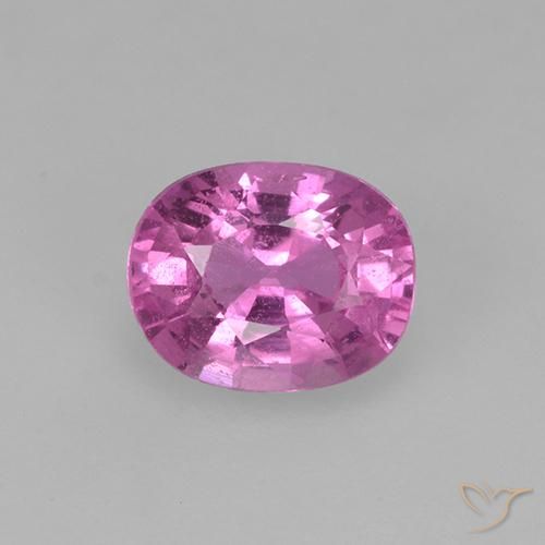 0.78ct 天然 深粉紫 蓝宝石, 椭圆形, VVS-VS