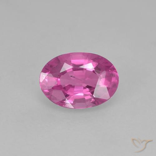 0.48ct 天然 中粉红色 蓝宝石, 椭圆形, VS