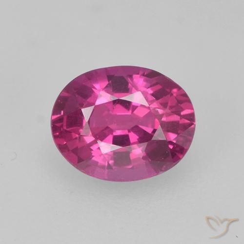 0.47ct 天然 中紫色 蓝宝石, 椭圆形, VS
