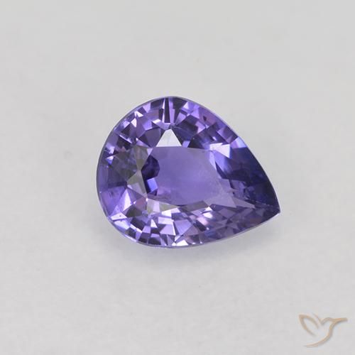 0.52ct 天然 中紫 蓝宝石, 梨形, VS-SI, Photo A