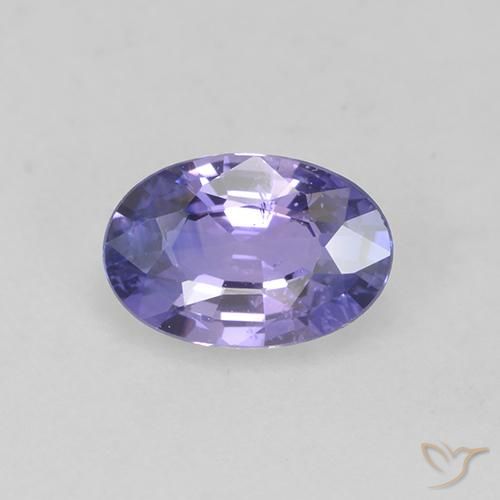 0.62ct 天然 中等浅紫色 蓝宝石, 椭圆形, VS