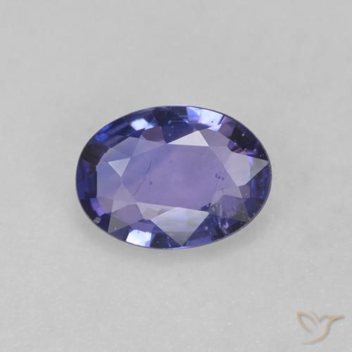 0.57ct 天然 紫罗兰蓝色 蓝宝石, 椭圆形, VS