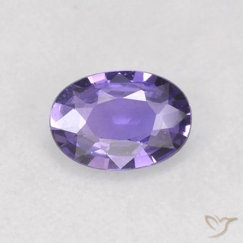 0.50ct 天然 深紫罗兰色 蓝宝石, 椭圆形, VVS-VS