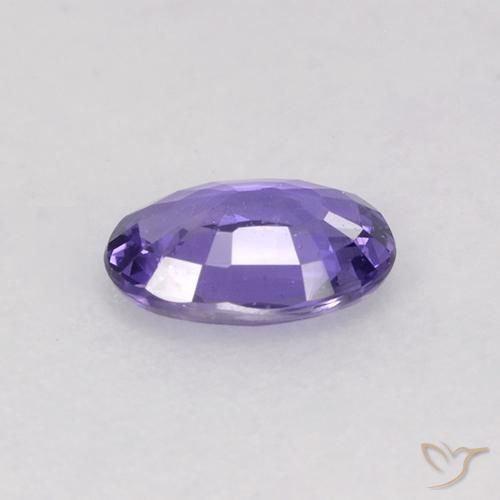 0.50克拉天然蓝宝石，椭圆形，VVS-VS
