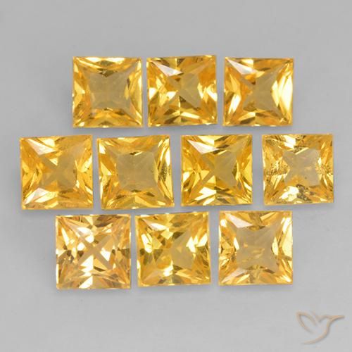 0.39ct 天然 中金 蓝宝石, 正方形, VS
