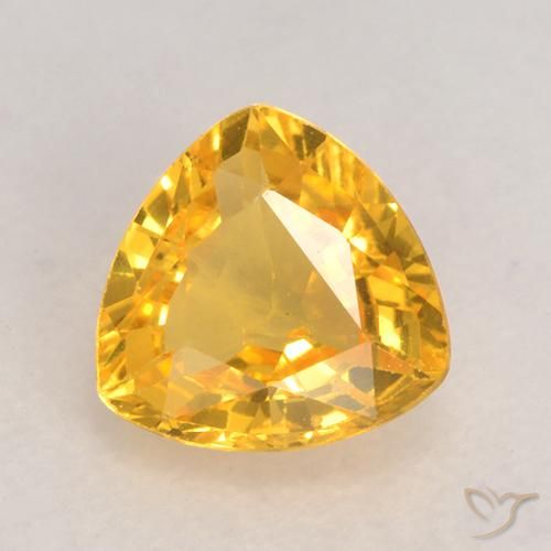 0.62ct 天然 中金 蓝宝石, 胖三角形, VVS-VS