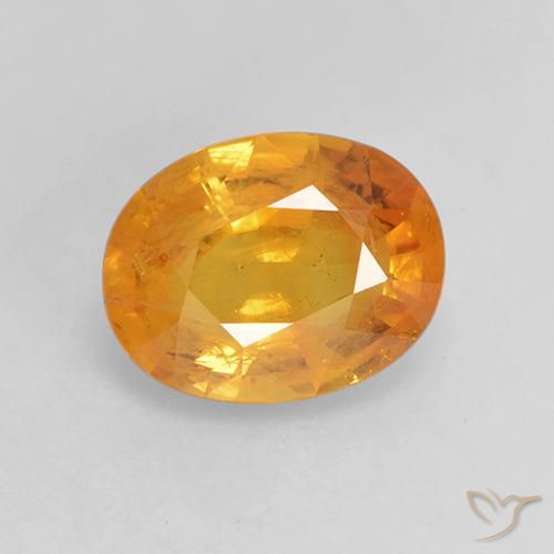 1.81ct 天然 中橙 蓝宝石, 椭圆形, VS-SI