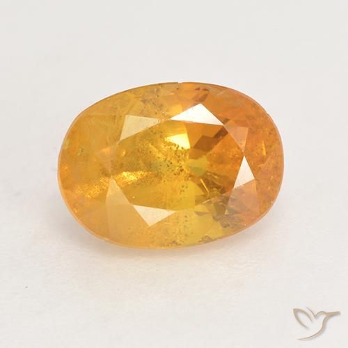 2.02ct 天然 中橙 蓝宝石, 椭圆形, VS-SI
