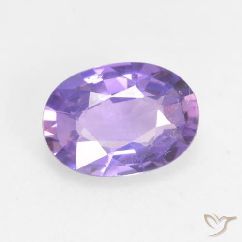 0.66ct 天然 淡粉紫 蓝宝石, 椭圆形, VVS-VS