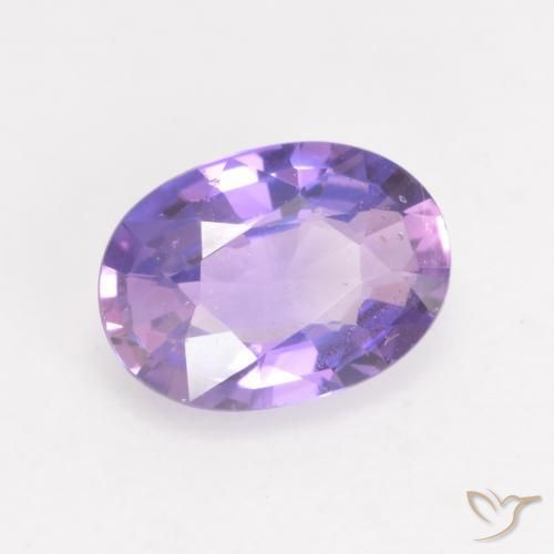 0.66克拉天然蓝宝石，椭圆形，VVS-VS