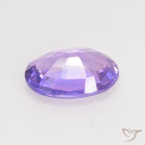 0.66克拉天然蓝宝石，椭圆形，VVS-VS