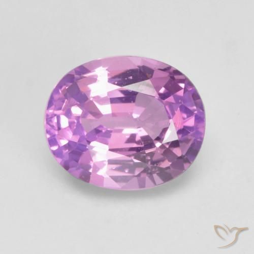 0.65ct 天然 深粉紫 蓝宝石, 椭圆形, VVS-VS