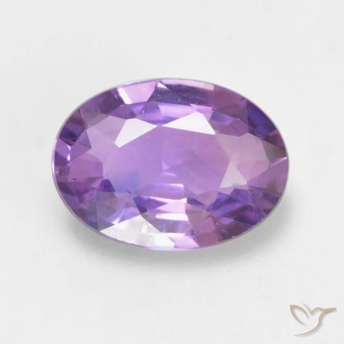 0.58ct 天然 中粉紫 蓝宝石, 椭圆形, VVS-VS