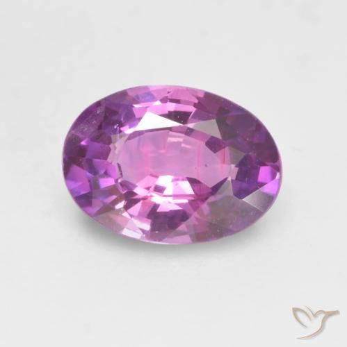 0.65ct 天然 深紫色 蓝宝石, 椭圆形, VVS-VS