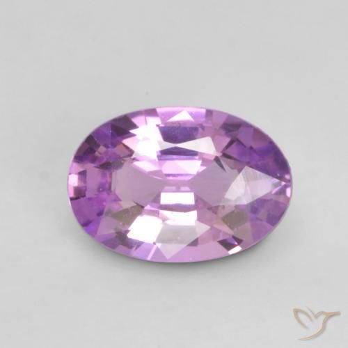 0.58ct 天然 电紫 蓝宝石, 椭圆形, VVS-VS
