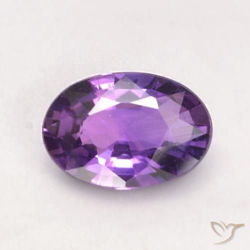 0.53ct 天然 中紫 蓝宝石, 椭圆形, VVS-VS