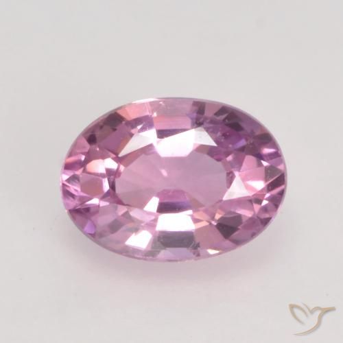 0.61ct 天然 非常浅的粉红色 蓝宝石, 椭圆形, VVS-VS