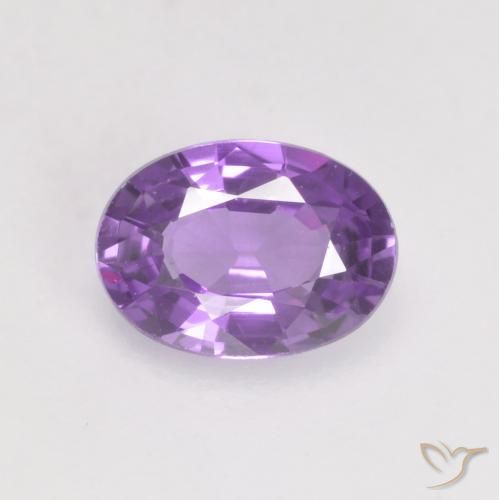 0.56ct 天然 中紫 蓝宝石, 椭圆形, VS