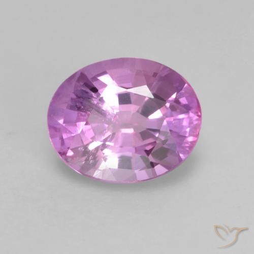 0.53ct 天然 中紫色 蓝宝石, 椭圆形, VS