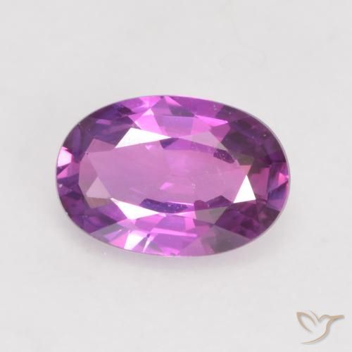 0.54ct 天然 电紫 蓝宝石, 椭圆形, VVS-VS