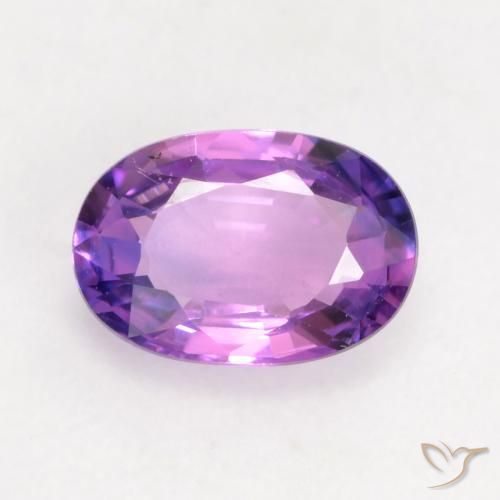 0.63ct 天然 中紫 蓝宝石, 椭圆形, VVS-VS