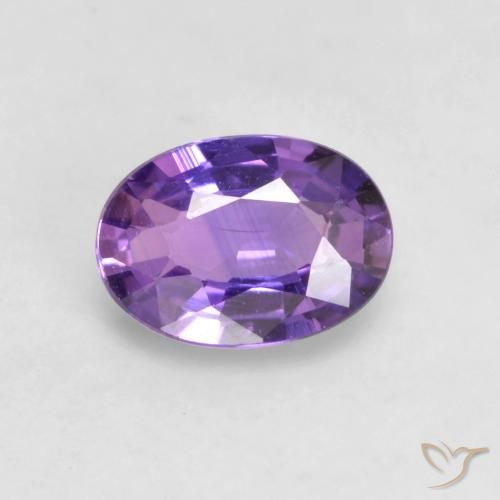 0.51ct 天然 粉紫 蓝宝石, 椭圆形, VS