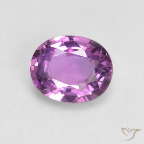 0.57ct 天然 紫罗兰紫色 蓝宝石, 椭圆形, VS