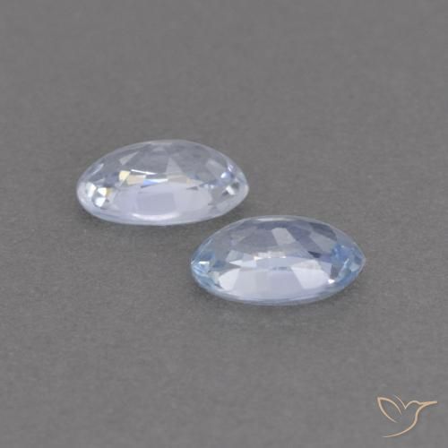 0.58克拉天然蓝宝石，椭圆形，VVS-VS
