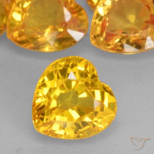 0.51ct 天然 中金 蓝宝石, 心形, VVS-VS