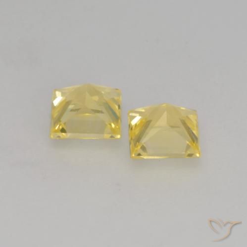 0.59克拉天然蓝宝石，正方形，VVS-VS