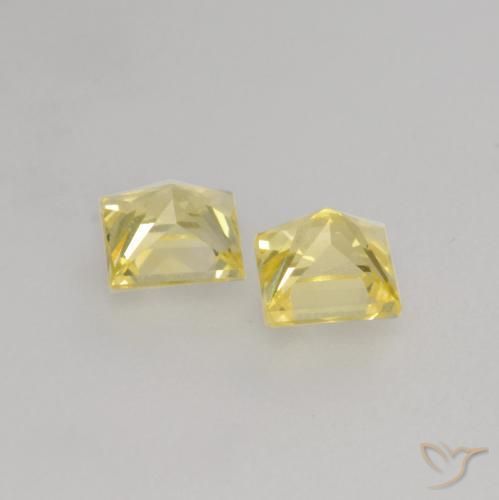 0.51克拉天然蓝宝石，正方形，VVS-VS