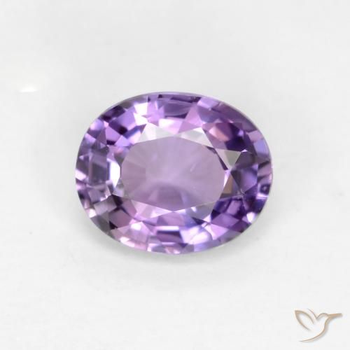 0.58ct 天然 紫色紫罗兰色 蓝宝石, 椭圆形, VS