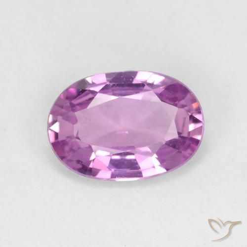0.73ct 天然 深粉紫 蓝宝石, 椭圆形, VVS-VS