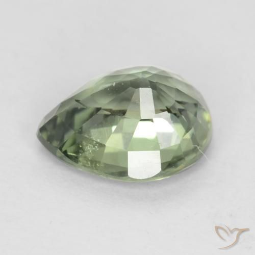 0.79克拉天然蓝宝石，梨形，VS