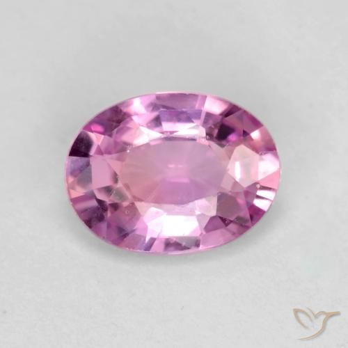 0.58ct 天然 粉紫色 蓝宝石, 椭圆形, VS
