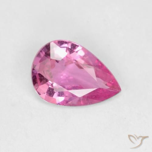 0.49ct 天然 皇家紫粉色 蓝宝石, 梨形, VS