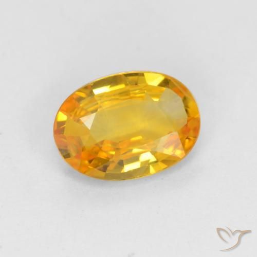 0.62克拉天然蓝宝石，椭圆形，VVS-VS