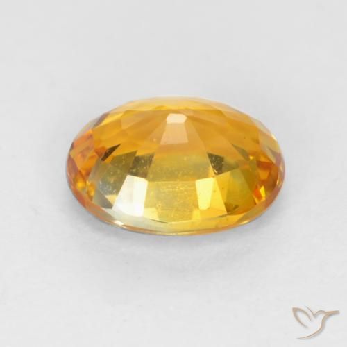 0.59克拉天然蓝宝石，椭圆形，VVS-VS