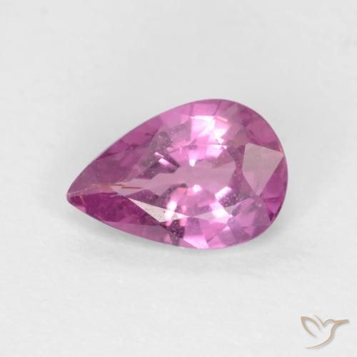 0.44ct 天然 皇家紫粉色 蓝宝石, 梨形, VS